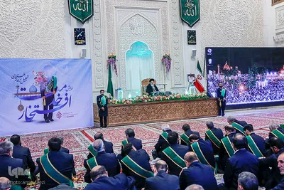 ششمين همايش «افتخار خدمت» خادمان حرم شاهچراغ