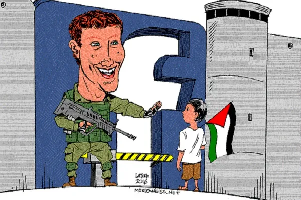 Facebook elimina cuentas de periodistas y activistas palestinos