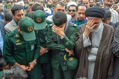 بدرقه پیکر شهید مدافع حرم "احمد جلالی نسب"