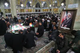 تشییع آیت الله شیخ عبدالنبی نمازی در قم