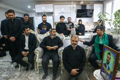 دیدار با خانواده شهدای جنگ رمضان