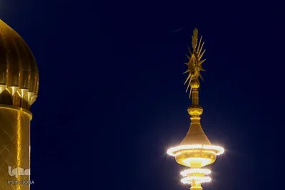 رویت هلال ماه شوال در حرم امیرالمومنین(ع)