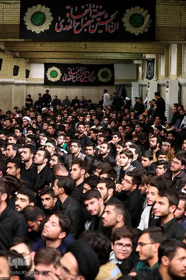 مراسم عزاداری اربعین حسینی با حضور هیئت‌های دانشجویی در حسینیه امام خمینی(ره)