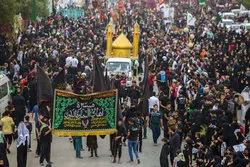 Die Bewohner von Samawa auf dem Weg nach Karbala