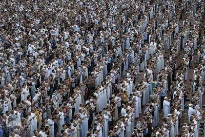 نماز عید فطر در بین‌الحرمین کربلای معلی