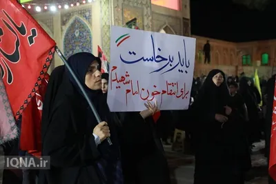 آئین بزرگداشت ولی‌امر مسلمین و مرجع شیعیان جهان حضرت آیت‌الله العظمی امام سیدعلی حسینی خامنه‌ای(ره) و شهدای خانواده رهبر معظم انقلاب در مسجد امام خمینی(ره) سمنان