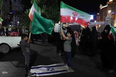 تجمع مردمی محکومیت تجاوز آمریکا به کشور در تبریز