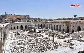 آغاز عملیات ترمیم مسجد اموی حلب