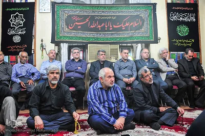 روضه‌خوانی در منزل آیت‌الله سیدعلی شفیعی