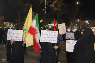 تجمع مردم انقلابی ملایر در موج صد و سی و هفت
