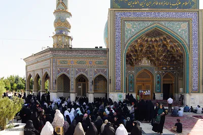 مراسم دعای پرفیض دعای عرفه آستان مقدس امام زاده طاهر
