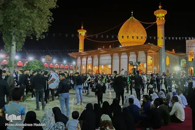 مراسم سوگواری حسینی در حرم حضرت شاهچراغ(ع)