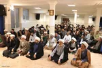 دیدار طلاب و علمای همدانی مقیم قم با ایت الله نوری همدانی‎