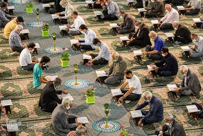 مراسم جز خوانی در حرم حضرت عبدالعظیم حسنی