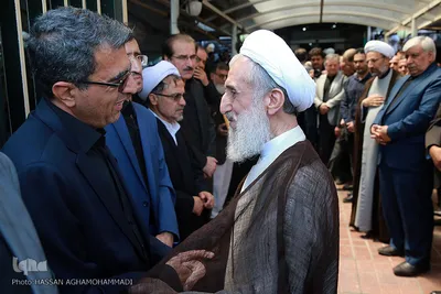 حجت الاسلام صدیقی، امام جمعه موقت تهران در مراسم تشییع پیکر مرحوم حجت الاسلام «احمد احمدی»