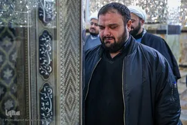 غبار‌روبی مضجع مطهر حضرت عبدالعظیم حسنی(ع)
