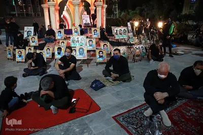 مراسم عزاداری شب چهارم محرم در هیئت میثاق با شهدا در دانشگاه افسری امام علی(ع) تهران