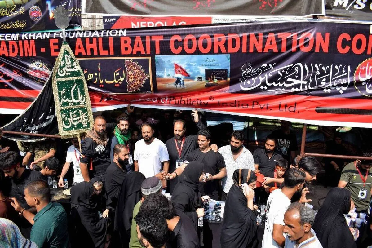 Galeri/ Umat Muslim Kashmir Berduka atas Syahadah Imam Husein (as)