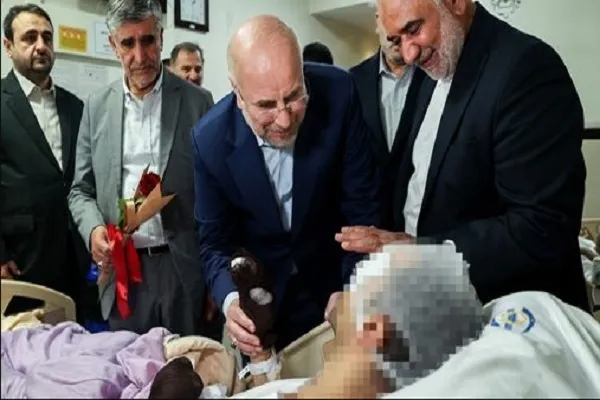 عیادت قالیباف از مجروحان جنایات اخیر رژیم صهیونیستی در لبنان