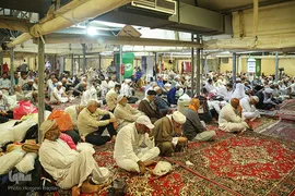 محفل انس و معرفت در منا با حضور امیرالحاج حجت الاسلام و المسلمین نواب