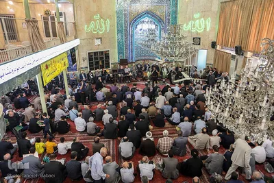 مراسم ترحیم حاجیه خانم فلسفی، همسر مرحوم آیت‌الله مصطفی مسجدجامعی