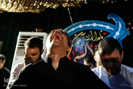 وداع با پیکر شهید مدافع حرم «بهرام مهرداد» در معراج شهدای تهران
