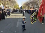 مراسم عزاداری خیابانی شهادت حضرت زهرا(س) در اهر