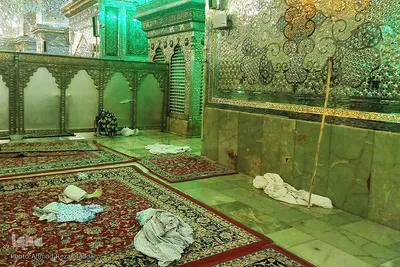 حرم شاهچراغ بعد از عملیات تروریستی