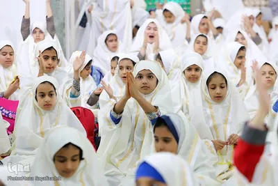 جشن تکلیف دختران دانش‌آموز در اهواز