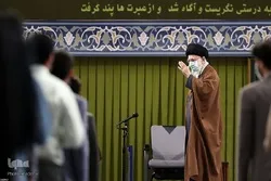 ایرانی اسٹودنٹ کی  رهبر انقلاب سے ملاقات