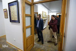 افتتاح نمایشگاه نقاشی خط ربنا