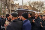 مراسم تشییع پیکر اسفندیار قره‌باغی 18 اذر ماه تبریز‎‎
