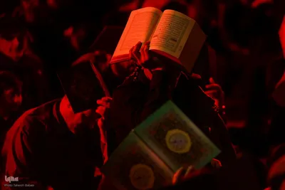 مراسم احیای شب نوزدهم ماه رمضان در مسجد جامع واوان