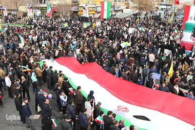 مراسم راهپیمایی یوم الله ۲۲ بهمن در تبریز