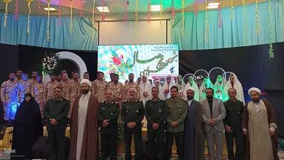 جشن ازدواج سربازان در خراسان جنوبی