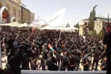 فیلم | عزاداری تاسوعای حسینی در گلزار شهدای کرمان