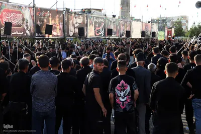 رژه عزاداران شاه حسین گوی استان آذربایجان شرقی در اهر