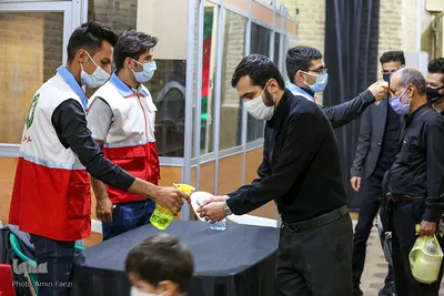 مراسم عزاداری هیئت بسیج رسانه فارس