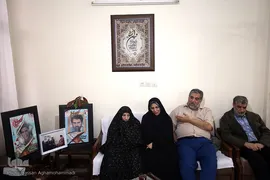دیدار جمعی از نمایندگان جامعه قرآنی با خانواده شهیدان کشتکار سهی
