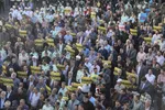 تجمع مردم سمنان در محکومیت جنایت اسرائیل در غزه‎