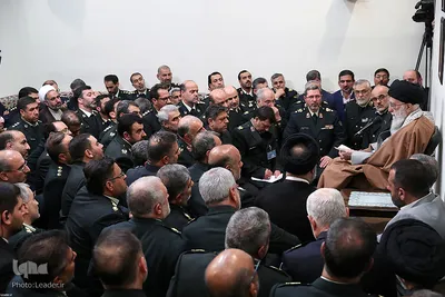 دیدار فرماندهان و مدیران نیروی انتظامی با رهبر انقلاب