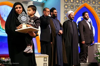 اختتامیه بخش بانوان مسابقات قرآن قزوین