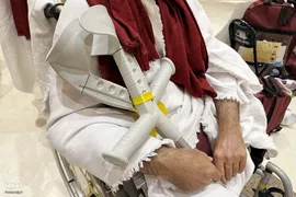 کاروان ویژه جانبازان احرام بستند و عازم بیت الله الحرام شدند