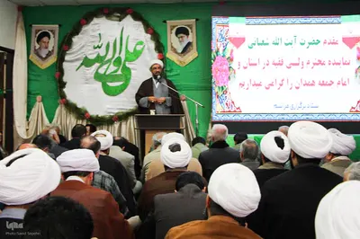 مراسم افتتاحیه کتابخانه و حسینیه مرحوم حضرت آیت الله سید رضا فاضلیان در ملایر