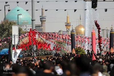 مراسم عزاداری شهادت امام رضا (ع) در مشهد مقدس