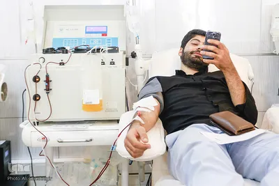 اهدا خون در روز عاشورا