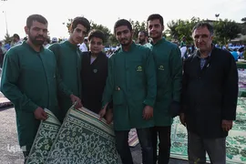 نماز عید سعید فطر در جوار سیدالکریم (ع)