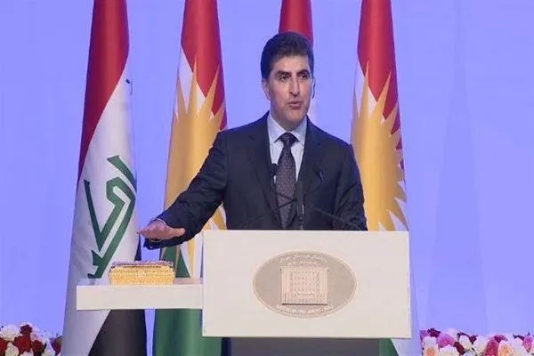 برپایی مراسم تحلیف رئیس اقلیم کردستان عراق