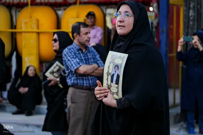 حرکت دسته عزاداری به مناسبت شهادت شهید جمهور و یاران