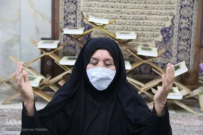 مراسم جزء خوانی در حرم مطهر سید تاج الدین غریب(ع)‎‎